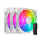 SickleFlow Edge 120 ARGB 3-pack Fan Kit White Edition
