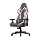Caliber R1S Rose Gaming Chair - Rose White & Rose Gray
