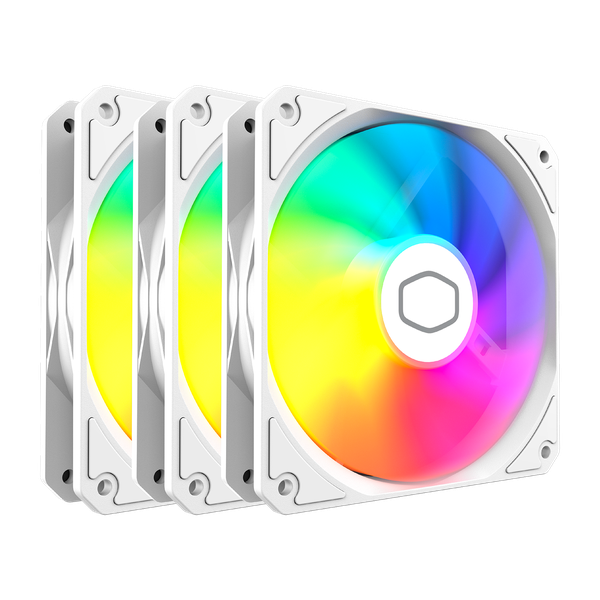 MF120 Lite ARGB 3 pack White Edition