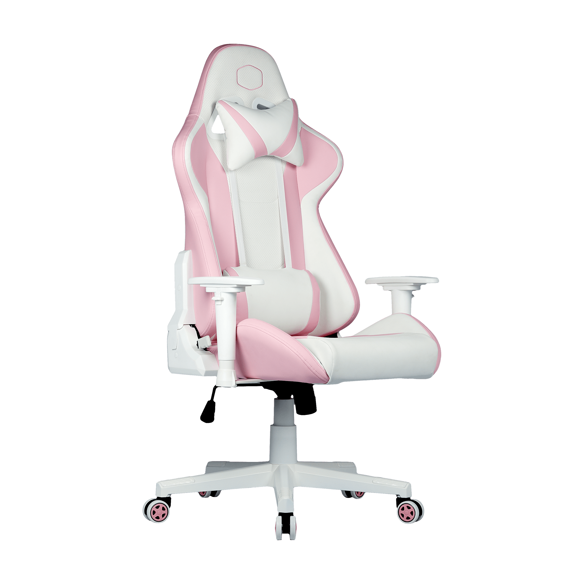 Caliber R1S Rose Gaming Chair - Rose White & Rose Gray image number 4