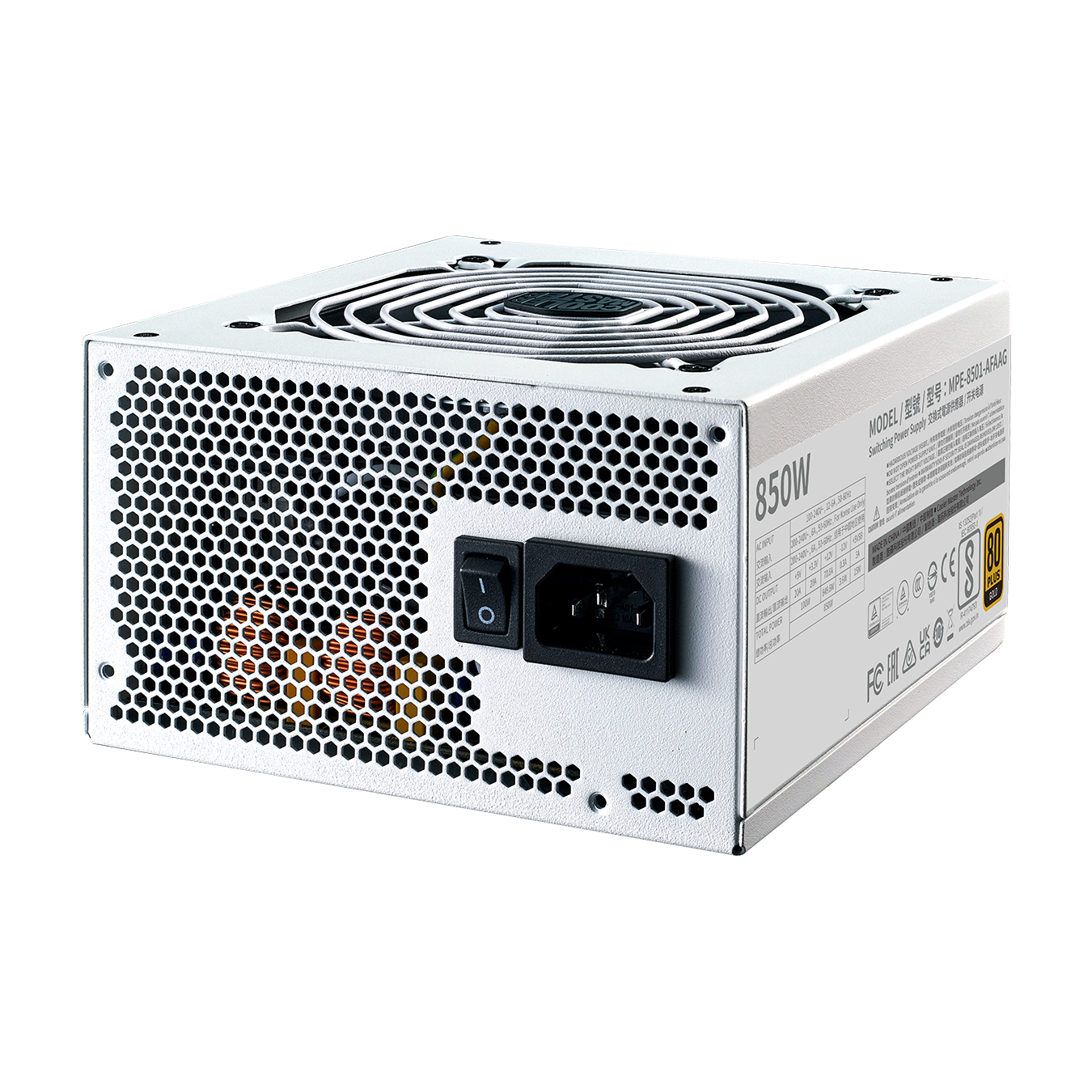 MWE Gold 850 V2 ATX 3.0 White Edition image number 1