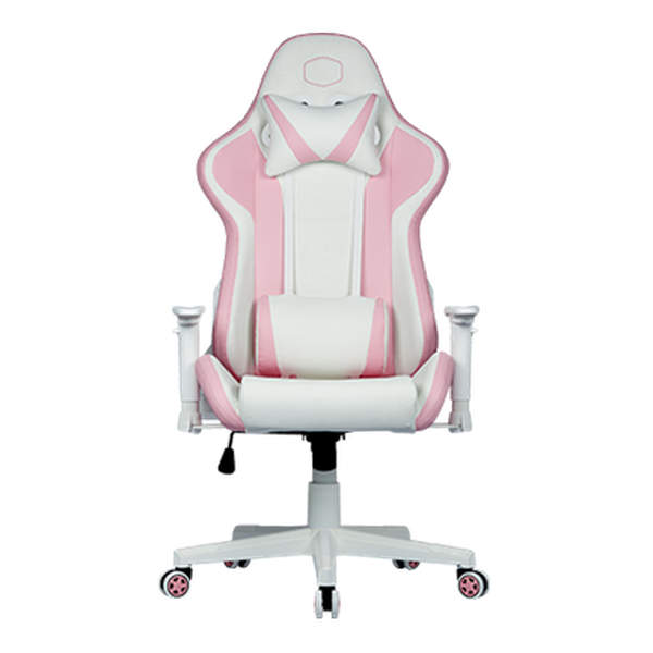 Caliber R1S Rose Gaming Chair - Rose White & Rose Gray