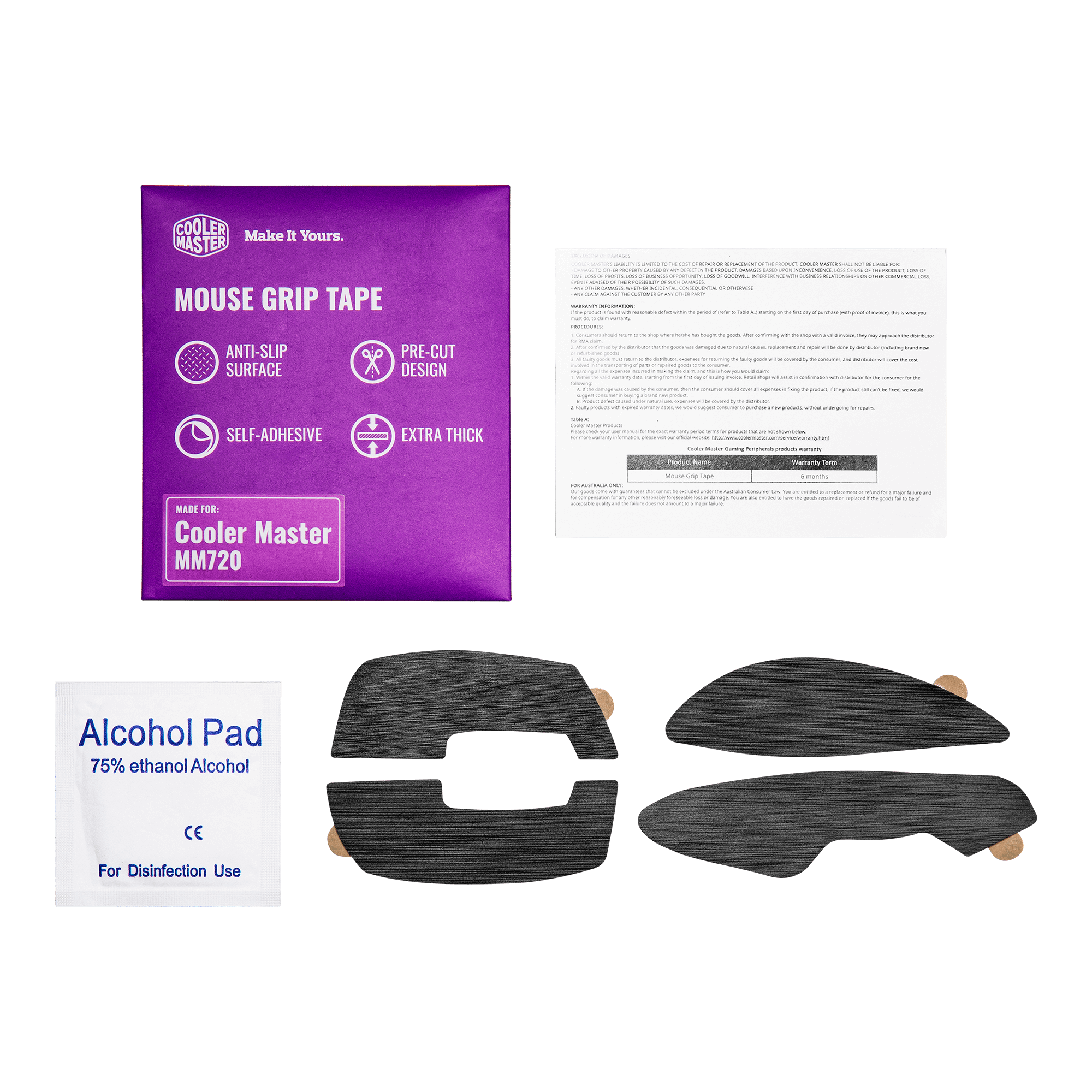 Cooler Master Mouse Grip Tape image number 12