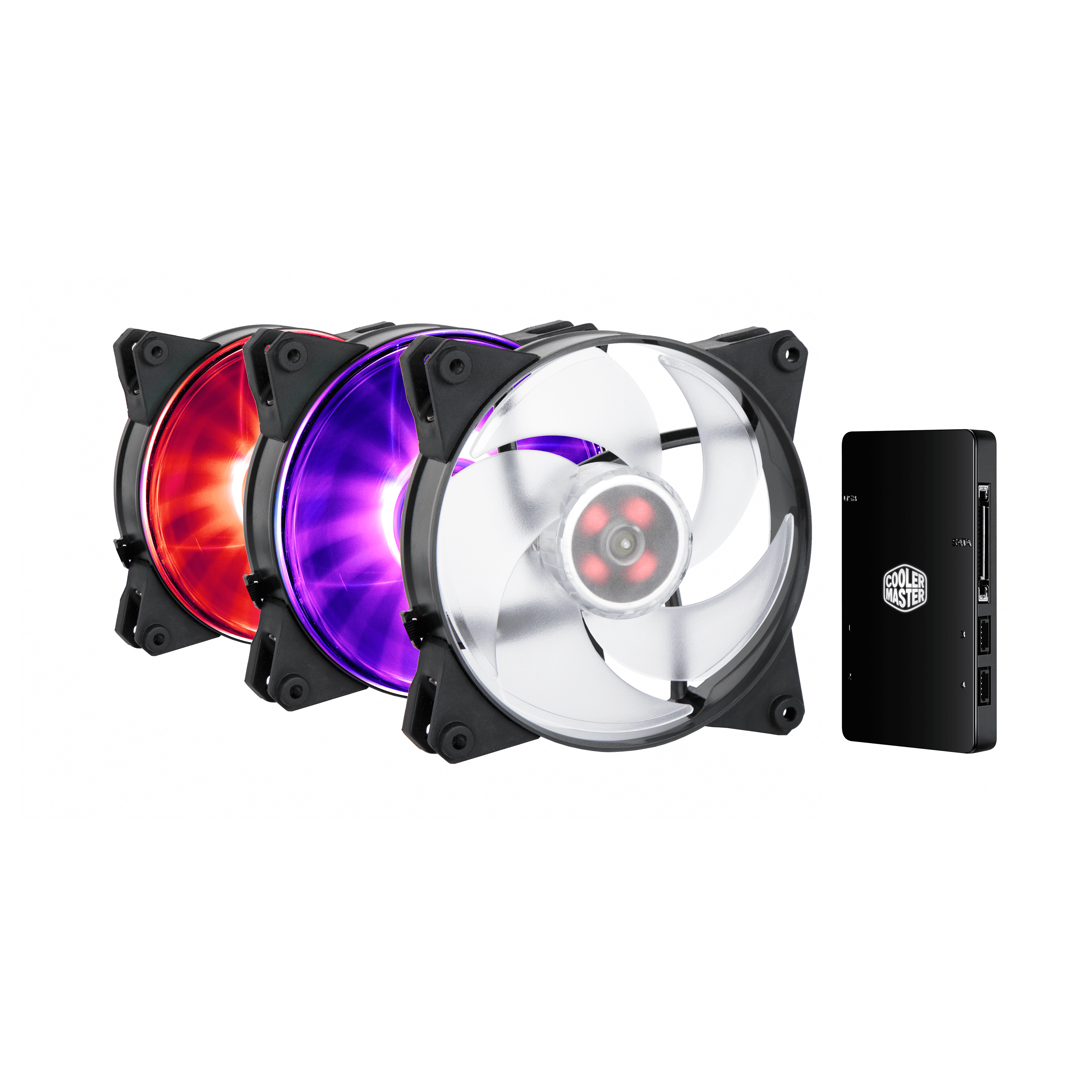 MasterFan Pro 140 Air Pressure RGB 3 in 1 with RGB LED Controller image number 0