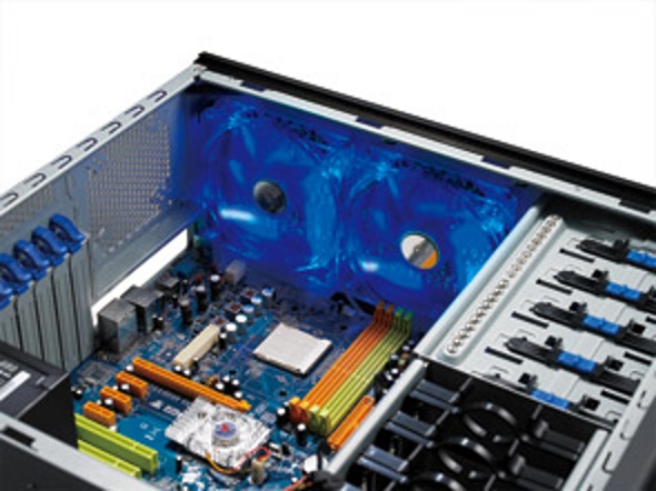 Blue LED Silent Fan 140mm image number 5