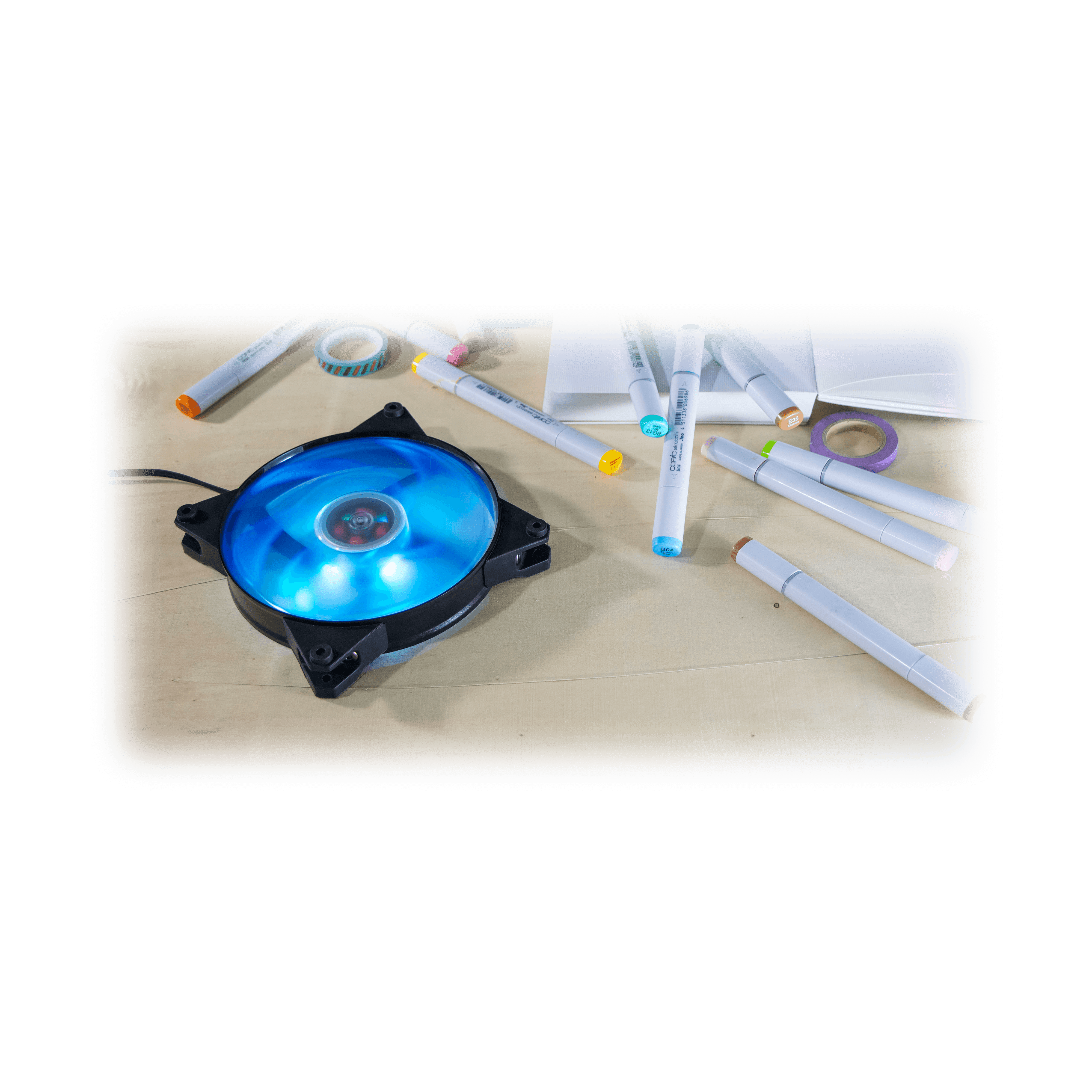 MasterFan Pro 140 Air Pressure RGB 3 in 1 with RGB LED Controller image number 7