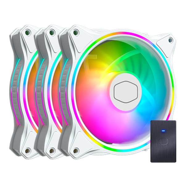 MasterFan MF120 Halo 3in1 White Edition