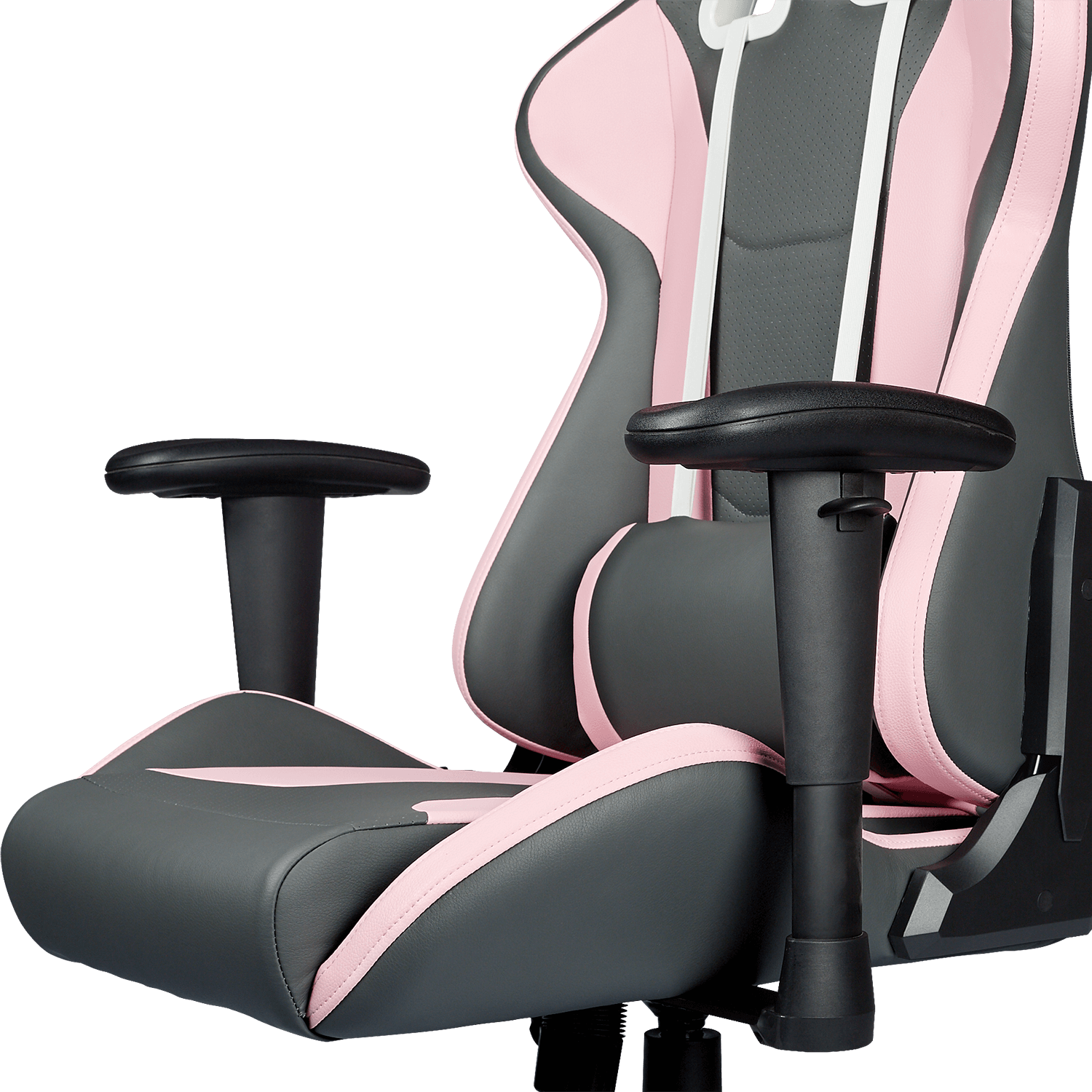 Caliber R1S Rose Gaming Chair - Rose White & Rose Gray image number 23