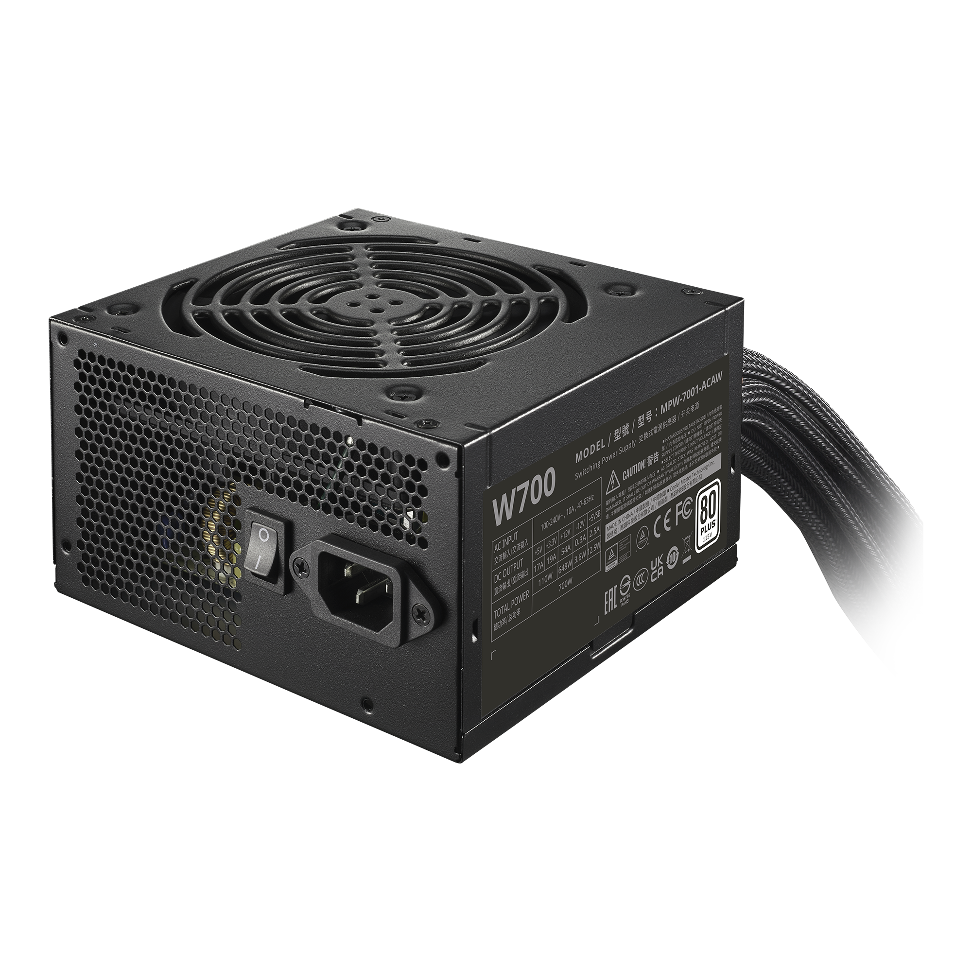 ELITE NEX White 700 Black Mesh Cable image number 1