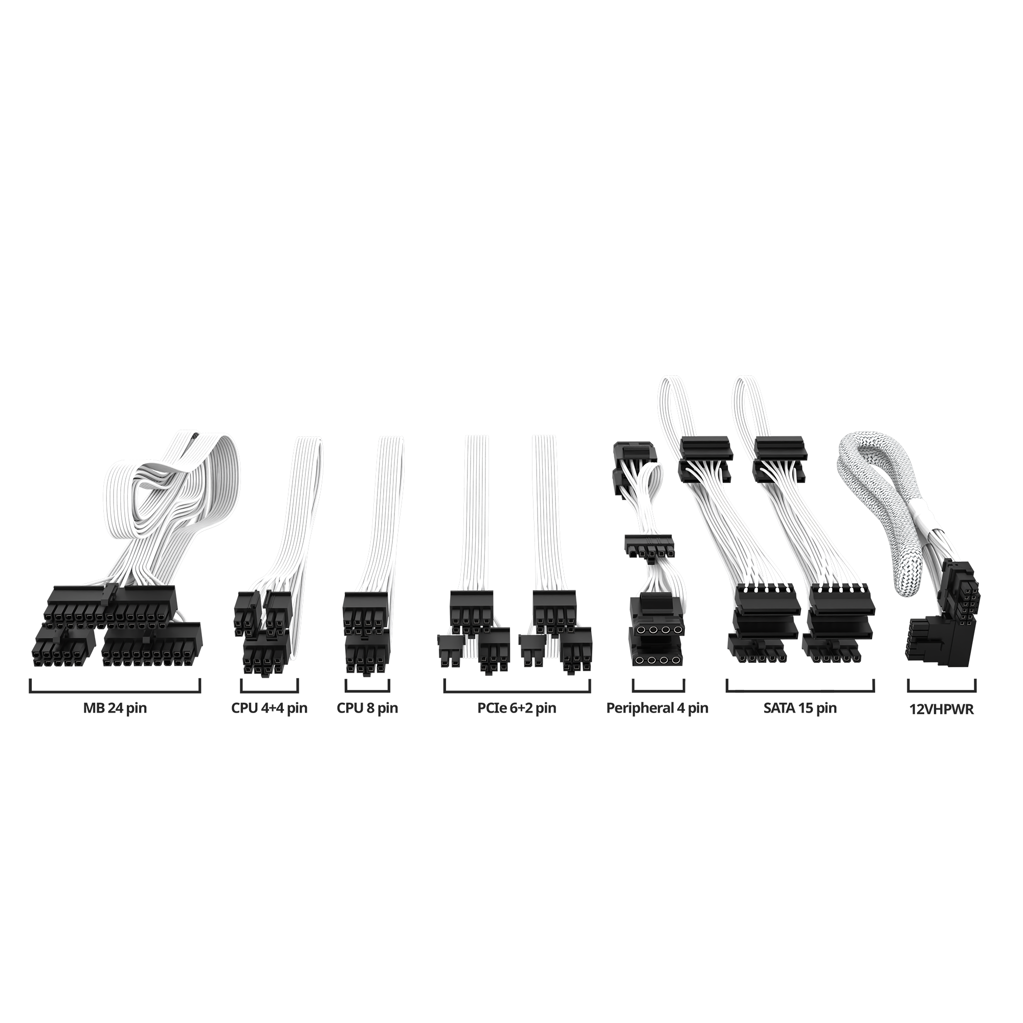 V SFX Gold 750 ATX 3.0 White Edition image number 8